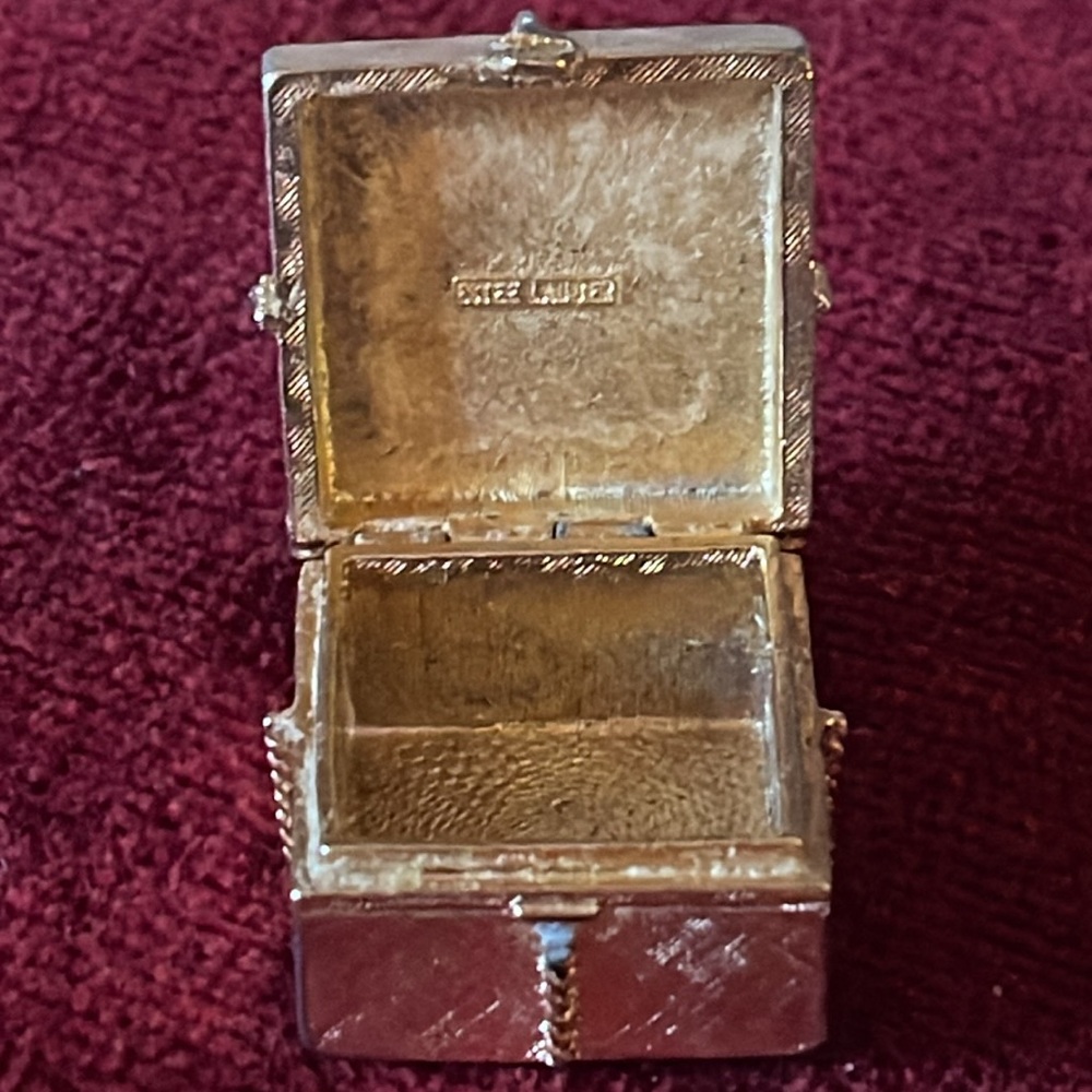 Vtg Estee Lauder,Present Solid Perfume Compact Mi… - image 3